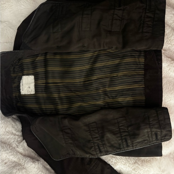 Women's Black Military Style Jacket Gary Graham - Picture 3 of 5